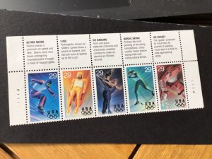 United States Olympics mint never hinged stamps for collecting A13043