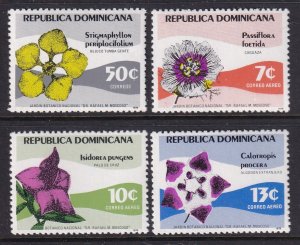 Dominican Republic 810,C293-C295 Flower MNH VF