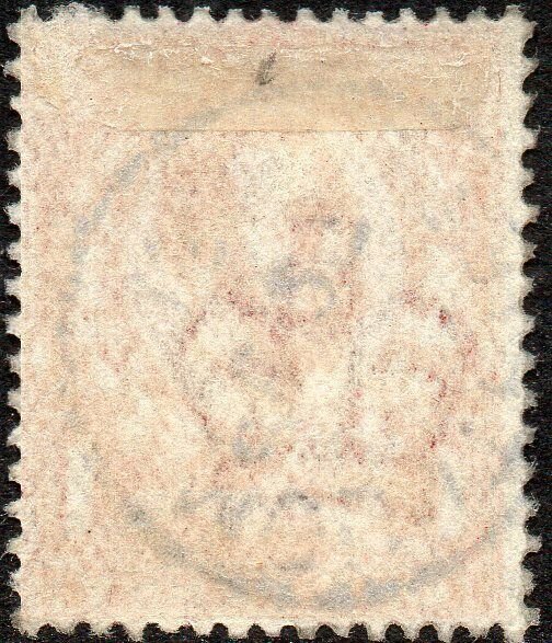 1912 Sg 341 N11/2 1d bright scarlet (T2, Crown, Die B) Single Circle Cancel