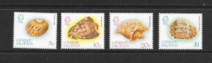 SHELLS - CAYMAN ISLAND #502-5 MNH