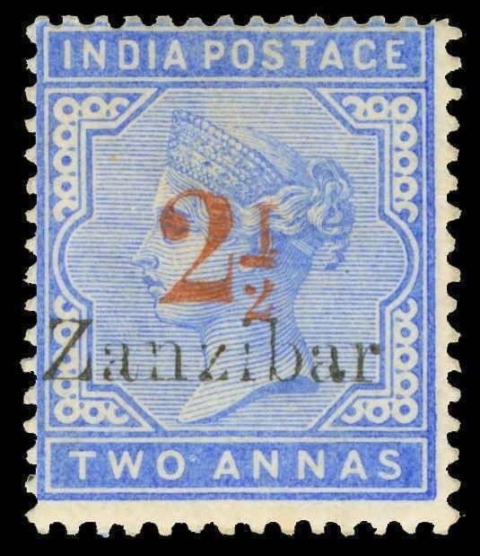 Zanzibar Scott 31b Gibbons 27m Mint Stamp