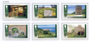 Guernsey 2010 National Trust Set SG1343/1348 Unmounted Mint