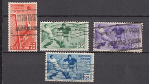 J27872 1934 italy part of set used #324-7 sports