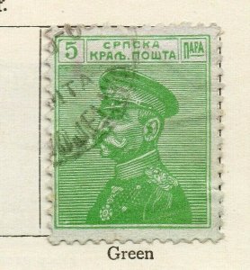 Serbia 1911 Early Issue Fine Used 5p. NW-114522