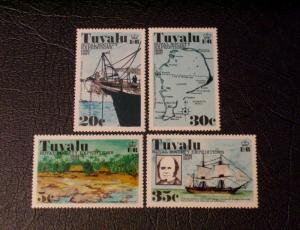 Tuvalu Scott #54-57 unused