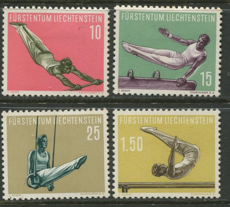 Lichtenstein - Scott 308-11 - Sports Issue - 1956 - MH- Set of 4 Stamp