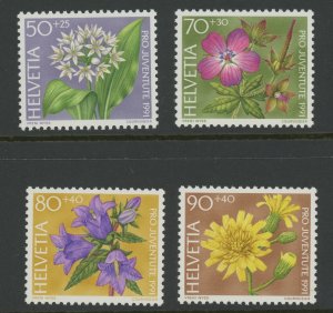 Switzerland B572-5 ** MINT NH Flower (2501 214)