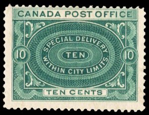 Canada Scott E1 Unused hinged..