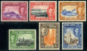 Hong Kong 1941 Centenary of British Rule (6v Cpt) MNH CV$120+