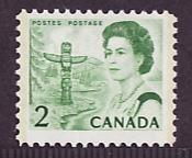 Canada #455piii Centennial Issue MNH single