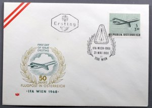 Austria #C62 First Day Cover IFA Wien