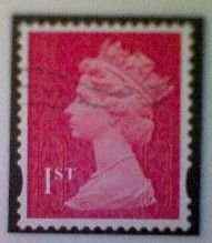 Great Britain, Scott #MH440, 2019, used, Machin, 1st, dark red