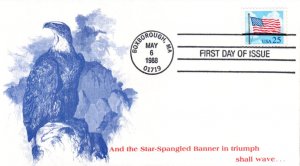 #2285A Flag and Clouds KMC FDC