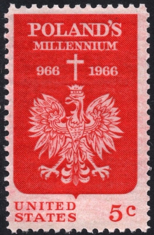 SC#1313 5¢ Poland's Millenium Issue (1966) MNH