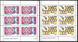 1986 Tanzania 313KL-314KL Chess 11,00 €