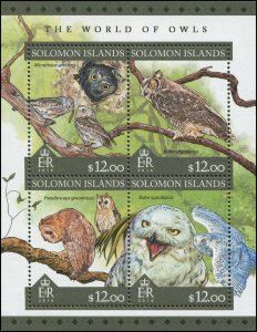 Solomon Islands 2016 Sc 2093 Birds Owl CV $12.25