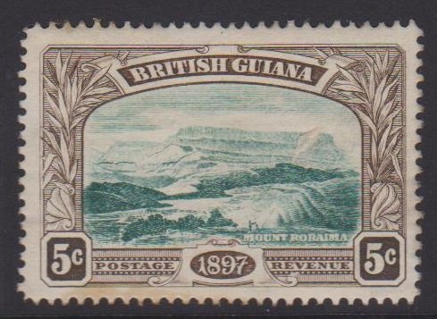 British Guiana Sc#154 MNH - a couple spots without gum, see 2nd scan