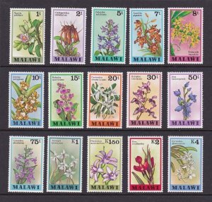 Malawi 1974 Flower Sc 327-341 set of 15 MNH