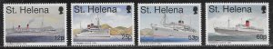 St Helena Scott #'s 666 - 669 MNH