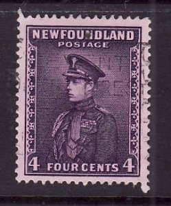 Newfoundland-Sc#188-used 4c deep violet Prince of Wales- 1932-7-Nfw155-