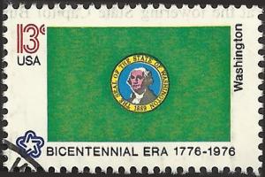 # 1674 USED STATE FLAG WASHINGTON