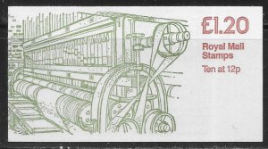 Great Britain BK488, SG FJ1 L1.20 Industrial Architecture #2 Booklet MNH