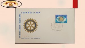 O) 1969 URUGUAY, INTERNATIONAL CONFERENCE, ROTARY CLUB MONTEVIDEO, FDC XF