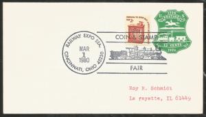 United States, Trains, Event, Postal Stationery