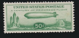 US C18 50c Air Mail Mint XF OG NH SCV $75