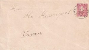1896, Haapia to Vavau, Tonga, Back Stamped Vavau (46204)