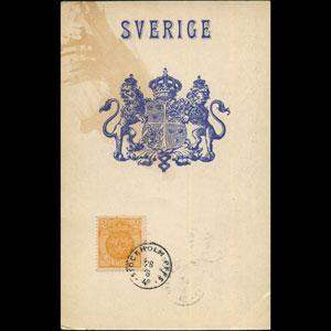 SWEDEN 1988 - Stamp Card-96 Arms