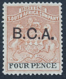 BCA/Nyasaland 1891 Four Pence SG 4 mint