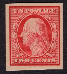 US #344 Extra Fine w/Original Gum, Never Hinged.