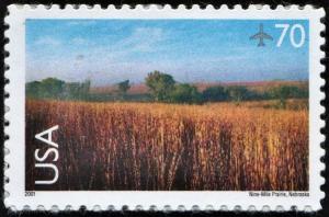 SC#C136 70¢ Nine-Mile Prairie Single (2001) SA