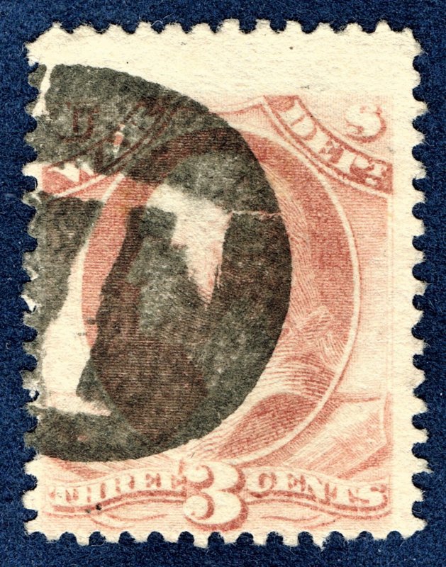 [0989] 1879 Scott#O116 used with nice Fancy cancel « negative T »