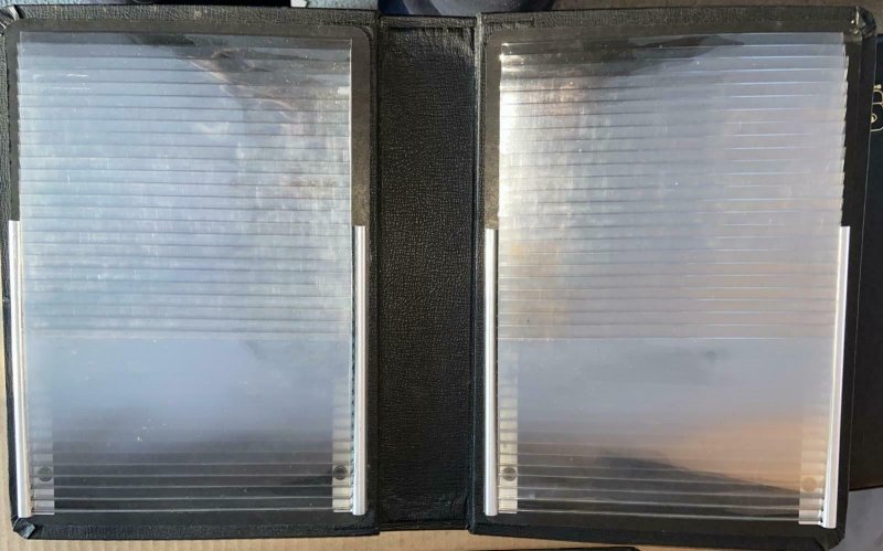 FDC ALBUMS BOX OF 5 DIFF - HOLDS 576 COVERS/CARDS Showguard Supersafe etc