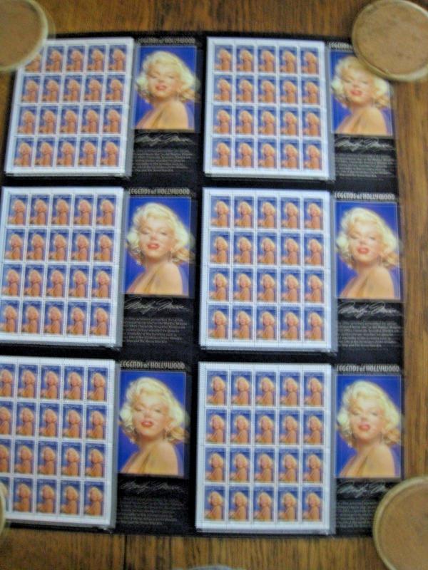 FULL PRINTER'S SHEET - U.S. MARILYN MONROE - SCOTT #2967v - MNH