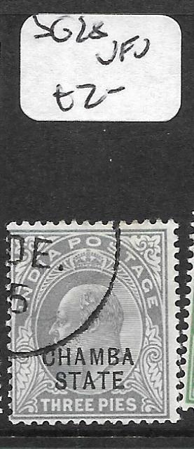 INDIA CHAMBA (P2809B) KE 3P SG 28  VFU