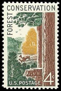 PCBstamps   US #1122 4c Forest Conservation, MNH, (4)