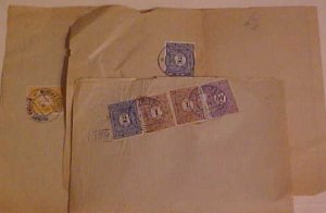 YUGOSLAVIA POSTAL DUES TIED ON 1912 RECEIPTS 1 NOT COUNTED OTHER 2 ARE