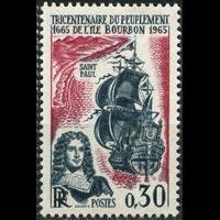 FRANCE 1965 - Scott# 1134 Reunion Settlement Set of 1 NH