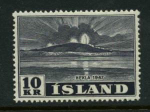 Iceland  Scott #252 Facit #287 Mint Hinged
