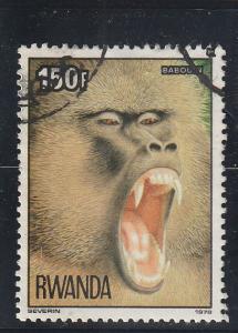 Rwanda  Scott#  864  Used
