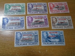 Falkland Islands  #  5L1-5L8  MH