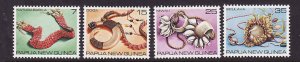 Papua New Guinea-Sc#499-502-unused NH set-1979-Traditional C