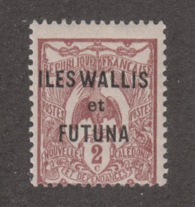 Wallis & Futuna Islands 2  New Caedonie Stamp O/P 1920