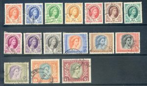 Rhodesia & Nyasaland 1954 Set SG1/15 Fine Used