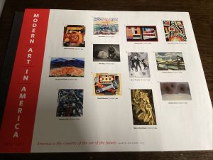 Scott# 4748 Modern Art in America (2013) Sheet of 12-MNH-US