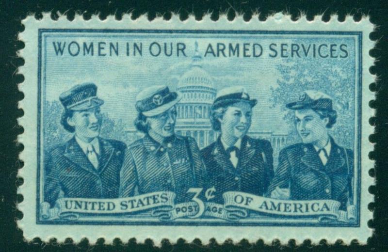 #1013 3¢ WOMEN ARMED SERVICES STAMPS, LOT OF 400, MINT - SPICE UP YOUR MAILINGS!