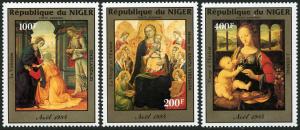 Niger C349-51 MNH - Christmas 1984